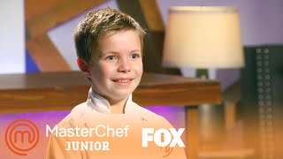 Benis Dessert Makes Gordon Lick His Plate Clean  Season 6 Ep 15  MASTERCHEF JUNIOR [upl. by Ahsotal968]