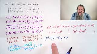 Differential Eqns F2216  Elimination method for systems of equations BONUS [upl. by Eadas]