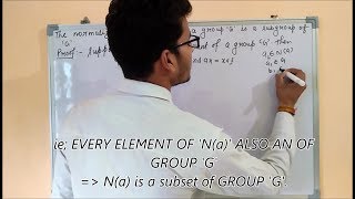 NORMALIZER OF AN ELEMENT OF A GROUP AND THEOREM [upl. by Sirret478]