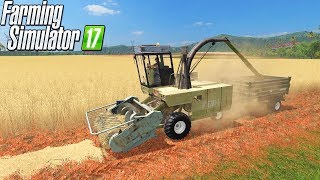 Farming Simulator 17  FORAGE HARVESTER amp STRAW COLLECTING [upl. by Llevron]