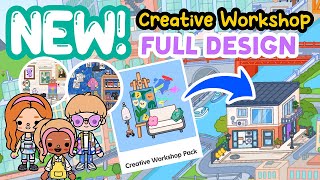 NEW UPDATE Creative Workshop Furniture Pack  NEAT Street Home TOCA BOCA House Ideas Toca Life World [upl. by Sinclare907]