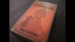 Disney Villainous Bigger and Badder Unboxing Ravensburger [upl. by Liggett894]