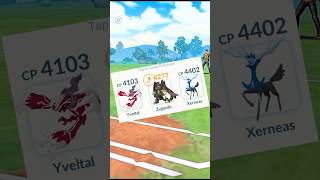 Using Zygarde Xerneas amp Yveltal Team in pokemongo [upl. by Isadore71]