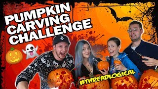 🎃Halloween Pumpkin Carving Challenge🔪ft SimplyNailogical [upl. by Aihsital553]