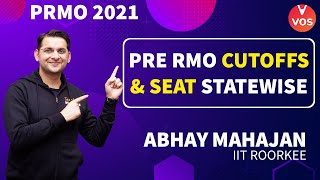 PRE RMO CUTOFFS AND SEATS STATEWISE  PRMO 2021  PRMO Exam  PRMO Preparation  Abhay Mahajan  VOS [upl. by Acessej70]