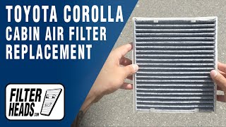 How to Replace Cabin Air Filter 2019 Toyota Corolla  AQ1262C [upl. by Iharas226]