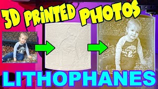 How to 3D Print LITHOPHANES  Convert Your Photos Into 3D Printed Art  Cura [upl. by Kelcey59]