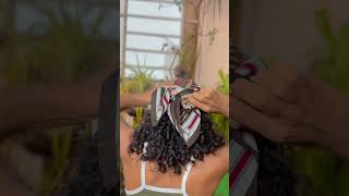 Formas de usar un pañuelo para la cabeza 🌺 curlyhair peinados [upl. by Charley]