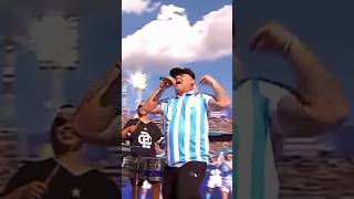 El Pepo cantando en la final de la Sudamericana entre Racing y Cruzeiro [upl. by Adnir]