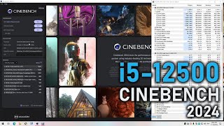 Cinebench 2024 Intel Core i512500  Multi Core Performance [upl. by Maryjane920]