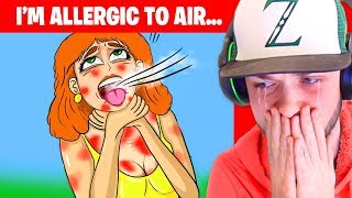 Im ALLERGIC TO AIR and THIS is how I survive True Story Animation [upl. by Karolyn]