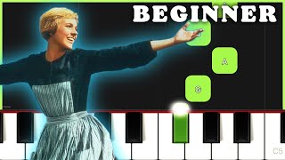 My Favorite Things  The Sound Of Music  BEGINNER PIANO TUTORIAL [upl. by Irafat821]