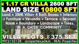 Luxury Villa near Bangalore for Sale Rs 117 Cr  Large Villa near Bangalore for Sale in our Layout [upl. by Valtin]