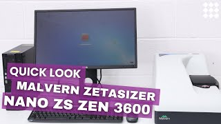 Quick Look Malvern Zetasizer Nano ZS Zen 3600 [upl. by Hamburger]