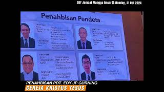 Penahbisan Pdt Edy Jhon Piter Gurning ST MDiv MTh [upl. by Eellehs]