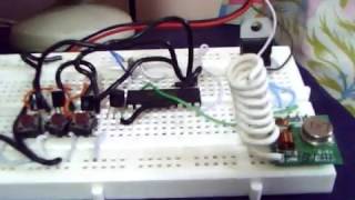 Integrated RF 433MHZ transmitter and receiver with PC [upl. by Enoid680]