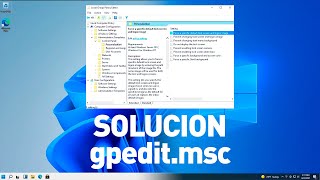 Habilitar E Instalar gpeditmsc En Windows 781011 [upl. by Ordnagela]