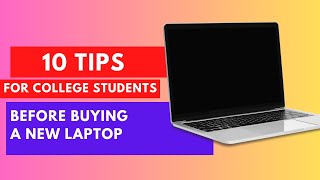 Top 10 Tips Before Buying a New Laptop [upl. by Elihu]