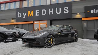 Ferrari FF visning interiør og startup  ByMedhus [upl. by Bussey]