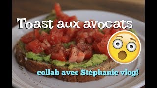 TOASTS AUX AVOCATS  Recette végétalienne avec avocat et tomate [upl. by Lati]