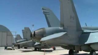 Canadian cf18 Fighter Jets In Libya  Mission Footage [upl. by Llednahs]