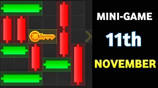 Hamster kombat mini Game 11 November puzzle game  Puzzle game Solved  Hamster kombat  Today Mini [upl. by Salocin726]