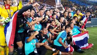 Thailand thank their supporters for win in SEA Games football final [upl. by Lrak970]