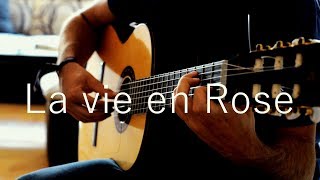 La Vie en Rose  Edith Piaf Fingerstyle Guitar Cover TAB [upl. by Leirua]