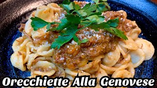 ORECCHIETTE ALLA GENOVESE Pasta Alla GenoveseRecipe Unlocked [upl. by Anwahsad234]