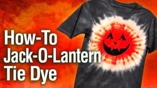 HowTo JackOLantern Tie Dye Tshirt [upl. by Fletcher374]