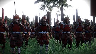 Battle of the Samurai  21000 Unit Cinematic Battle  Total War Shogun 2 [upl. by Wiatt606]