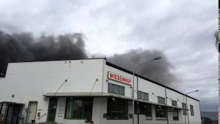 Großbrand bei Wiesenhof in Lohne [upl. by Auston122]