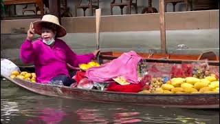 Damnoen Saduak floating Market  Mercado flotante  Thailandia [upl. by Oyek]