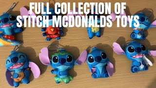 FULL COLLECTION OF STITCH MCDONALDS TOYS [upl. by Galer]