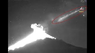 Meteorito ☄️ impacta cráter del Volcán Popocatépetl 🌋 México 🇲🇽 10 diciembre 2018 [upl. by Leonanie]