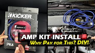 How To Install an Amp Wiring Kit [upl. by Bluma]