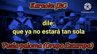 karaoke  Vuela paloma  grupo Estampa [upl. by Kreindler]