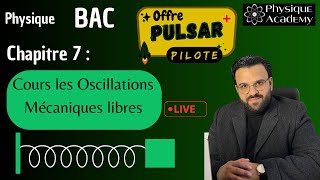 🔴Rec  Cours Oscillations mécaniques libres  Extrait dun LIVE [upl. by Nahsin]