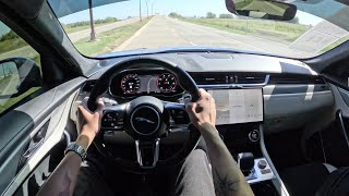 2023 Jaguar FPace SVR  POV Test Drive [upl. by Herrod]