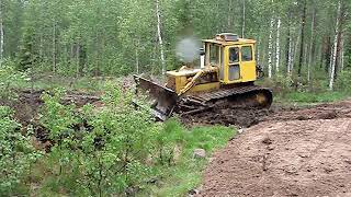 1963 Caterpillar D6B working on soft ground [upl. by Odama]