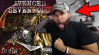 AVENGED SEVENFOLD quotTRASHED amp SCATTEREDquot  CITY OF EVIL REACTION [upl. by Nnaeirrac490]