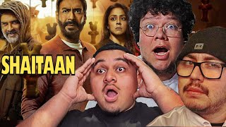 DEMONIC INDIAN FILM  Shaitaan Trailer Reaction  Shaitaan Trailer Review  Ajay Devgn R Madhavan [upl. by Remliw]