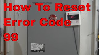 Rheem Tankless Hot Water Heater Error Code 99 How to Fix and Reset [upl. by Nosinned]