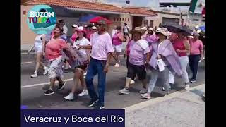 MARCHA DE LA MAREA ROSA EN TUXPAN [upl. by Aimas91]