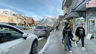 🔴 Canmore LIVE 🇨🇦 Downtown Walk  Saturday January 27 2024  Canada Travel [upl. by Noicnecsa521]