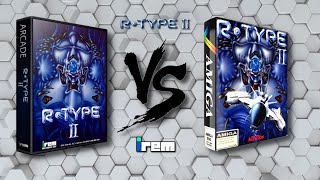 RType II  ARCADE VS AMIGA 500  AI Comparison 4K [upl. by Bostow]