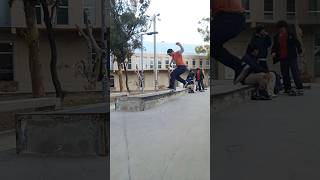 No Comply 180 Fifty 🤠 skateboarding shorts skate [upl. by Peppi125]