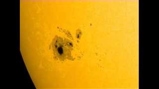 Big Sunspot 2192  72 Hour Rotation 10202014 [upl. by Russia343]