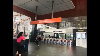 Trains at Newtown Station  Sydney Trains T2 Inner West amp Leppington Line [upl. by Noiraa]