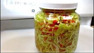 Curtido Recipe  Pickled Cabbage for Pupusas [upl. by Atik]